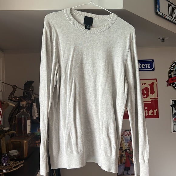 Grey M H&M 100% Cotton Pullover - Picture 2 of 2